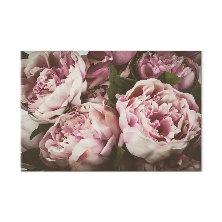 Buquê de Flores Pastel (1 peça) - Peônias em Tons de Rosa