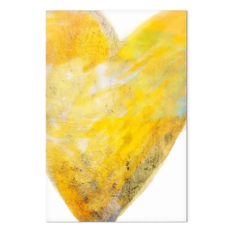 Pintado com o Coração (1 peça) - Arte do Amor em Tons de Amarelo