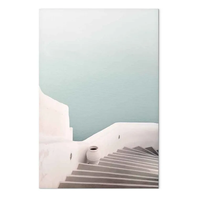 Passeio de Verão (1-parte) vertical - paisagem de arquitetura e mar