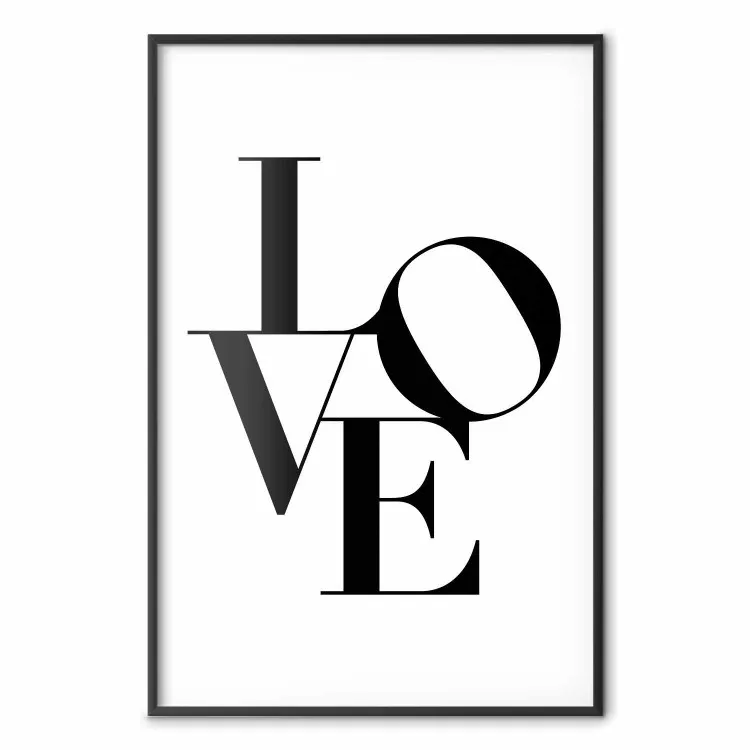 Twisted love - letras a preto em inglês sobre fundo branco sólido