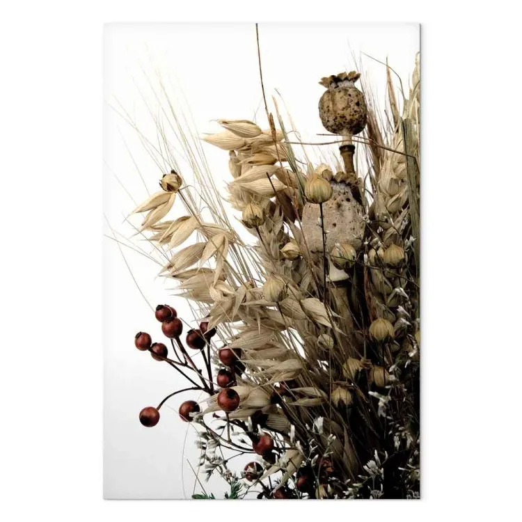 Diário Dourado (1 peça) Vertical - buquê de flores em estilo boho