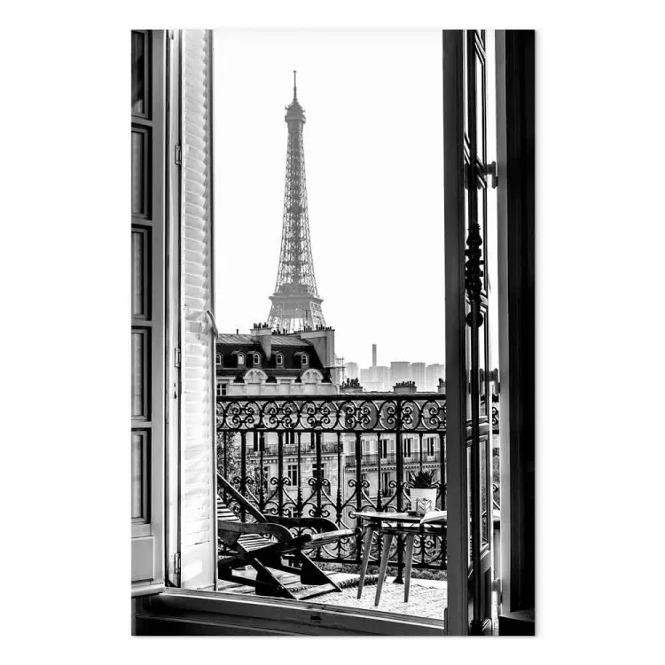 Vista da Varanda (1 peça) Vertical - arquitetura da cidade de Paris