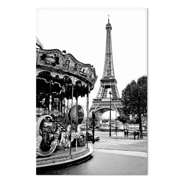 Carrossel na Torre Eiffel - galeria de fotos da arquitectura de Paris