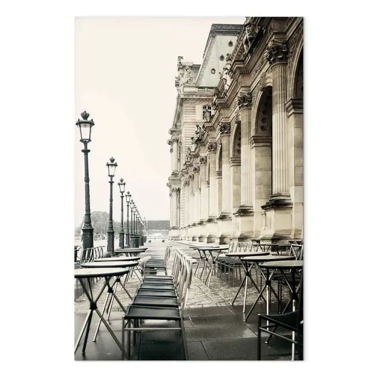 Cafés Desertos (1 peça) Vertical - arquitetura de Paris