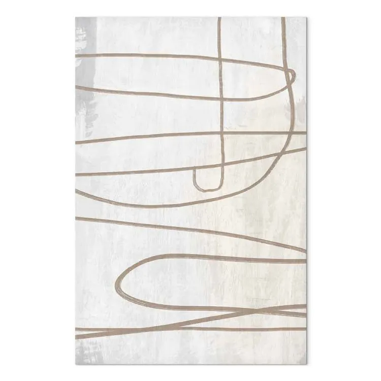 Pincelada (1 peça) Vertical - abstração em estilo scandi boho