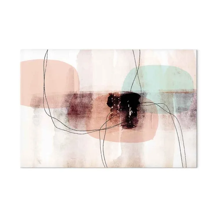 Cores Delicadas (1 peça) Largo - motivo abstrato de aquarela