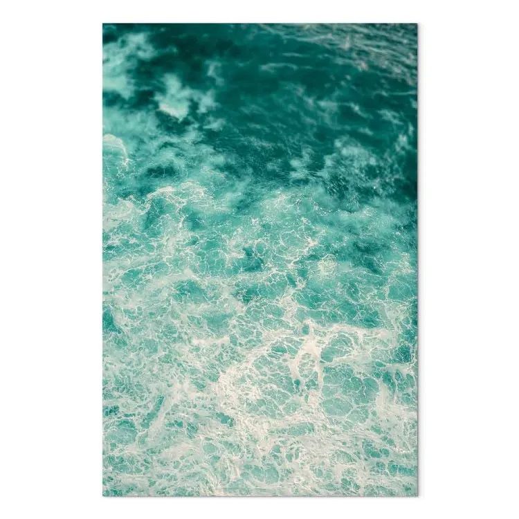 Dança Alegre (1 peça) Vertical - paisagem de ondas na água turquesa