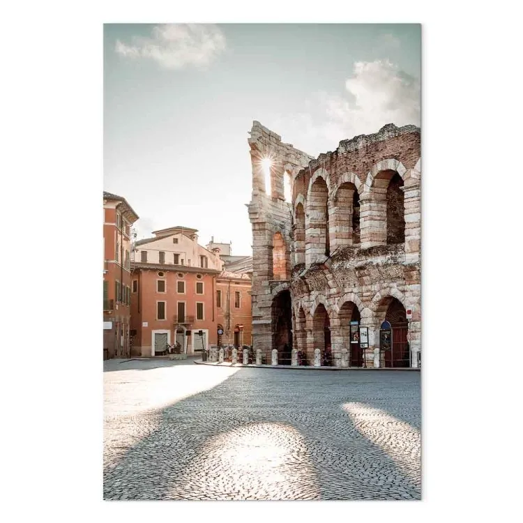 Anfiteatro em Verona - fotografia da arquitectura italiana ao sol
