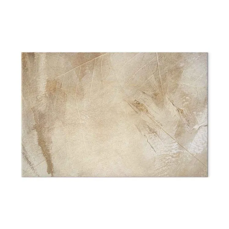 Folhas em primeiro plano - boho abstracto com padrão floral