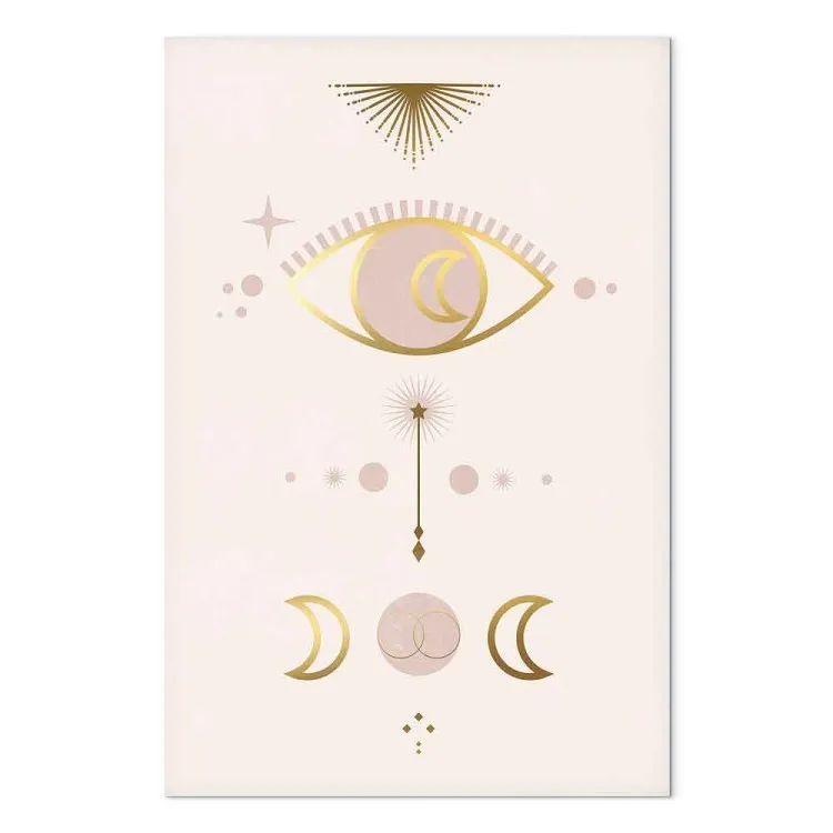 Símbolos da noite - abstracção em estilo boho scandi