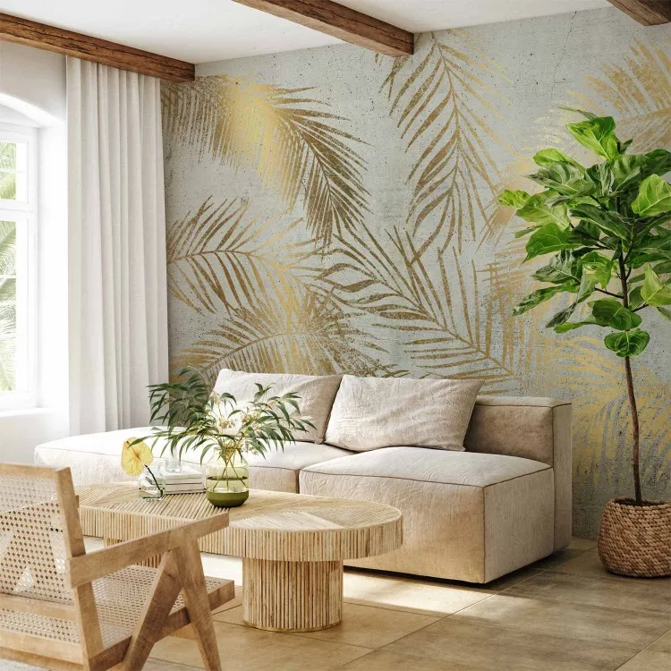 Circle of Palm Trees - Bright Tropical Composition