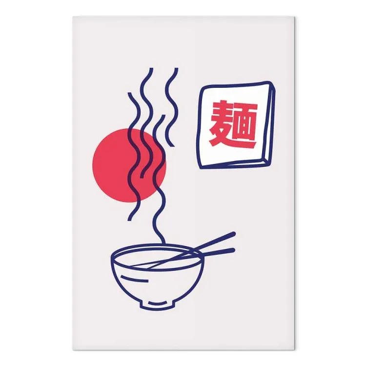 Ramen Refrescante (1 peça) Vertical - natureza morta minimalista