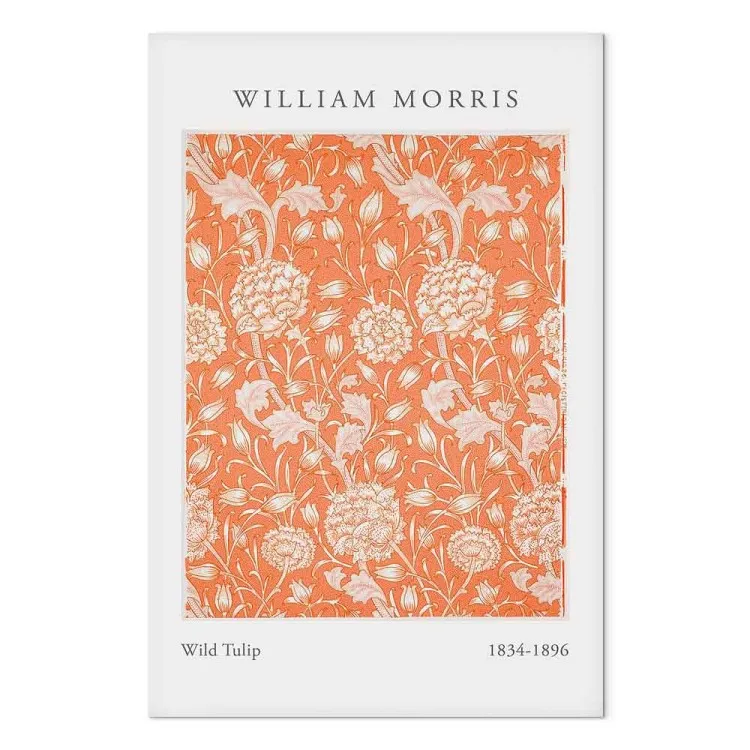 Tulipas de William Morris (1 peça) Vertical - composição floral