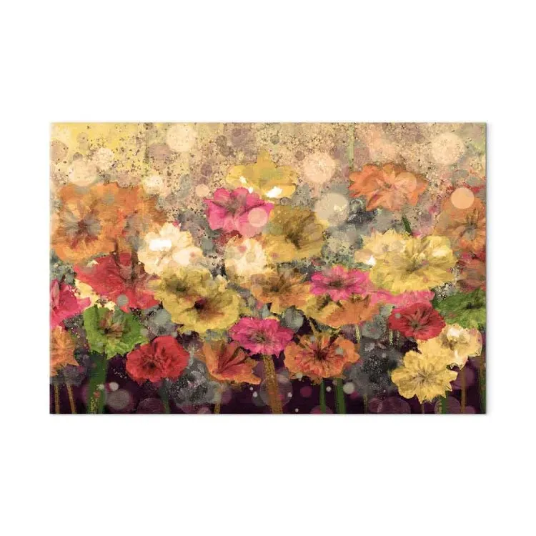 Orvalho em Prado Pintado (1 peça) - flores coloridas de primavera