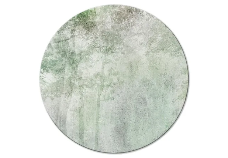 The Forest - The Interpenetrating Outline of Green Trees on a Foggy Day